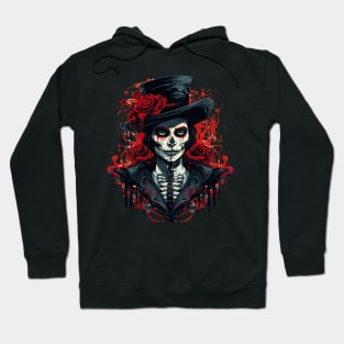 New Orleans Witch Voodoo doctor goth skull fantasy Hoodie